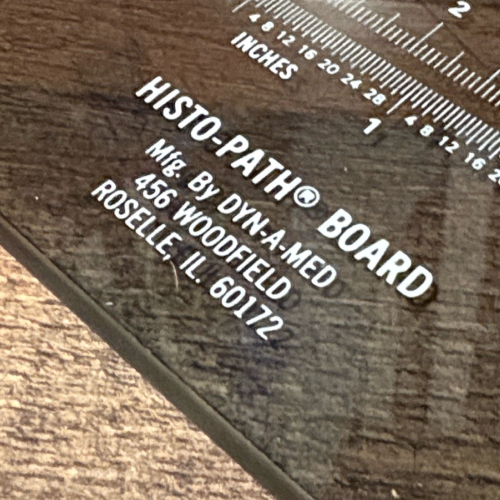 Vintage Histopathology Lab Glass Board Medical Oddity Dark Academia Goth Decor - Picture 7 of 13